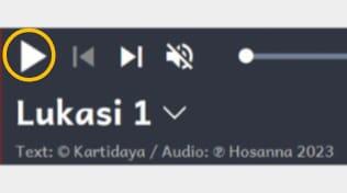 Petunjuk audio Petunjuk audio